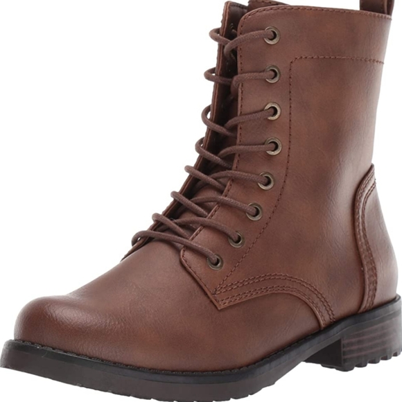 Women's Lace Up Combat Boot - Picture 4 of 8